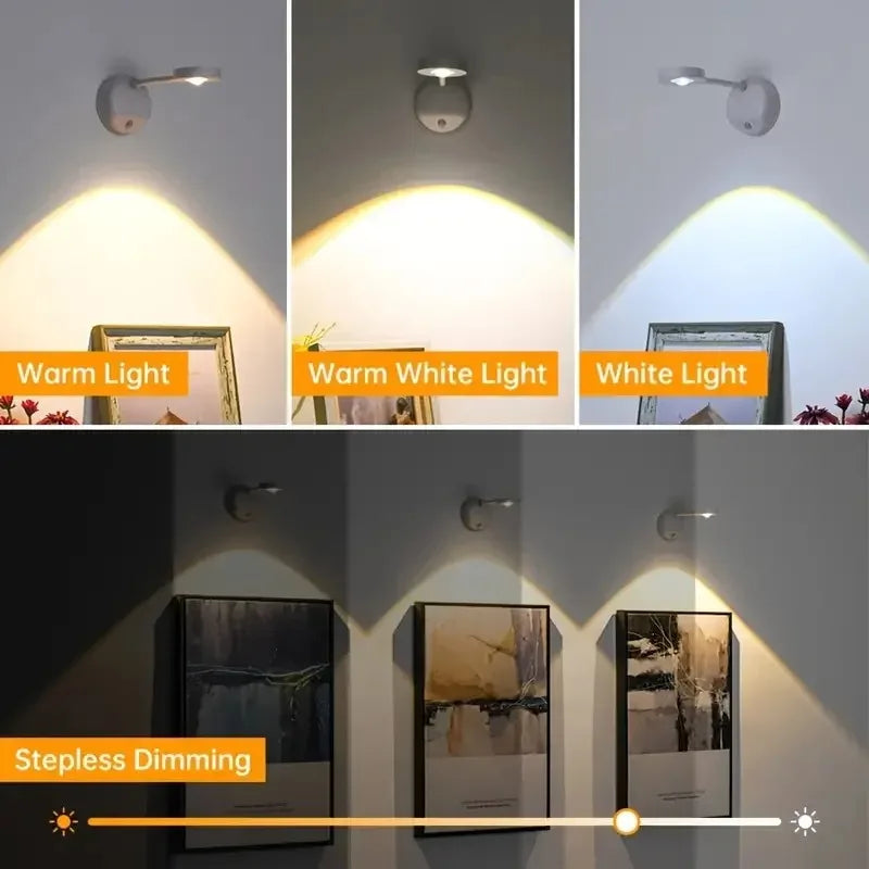 USB Rechargeable Picture Light – Motion Sensor 3 Colors