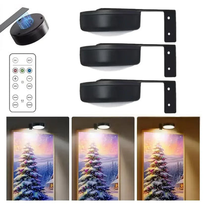 Battery Operated LED Picture Light – 3-Color Magnetic Dimmable - Lightify