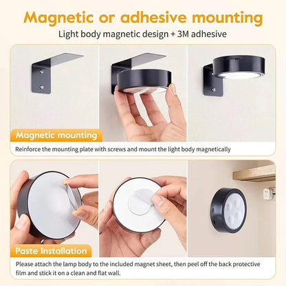 Battery Operated LED Picture Light – 3-Color Magnetic Dimmable - Lightify