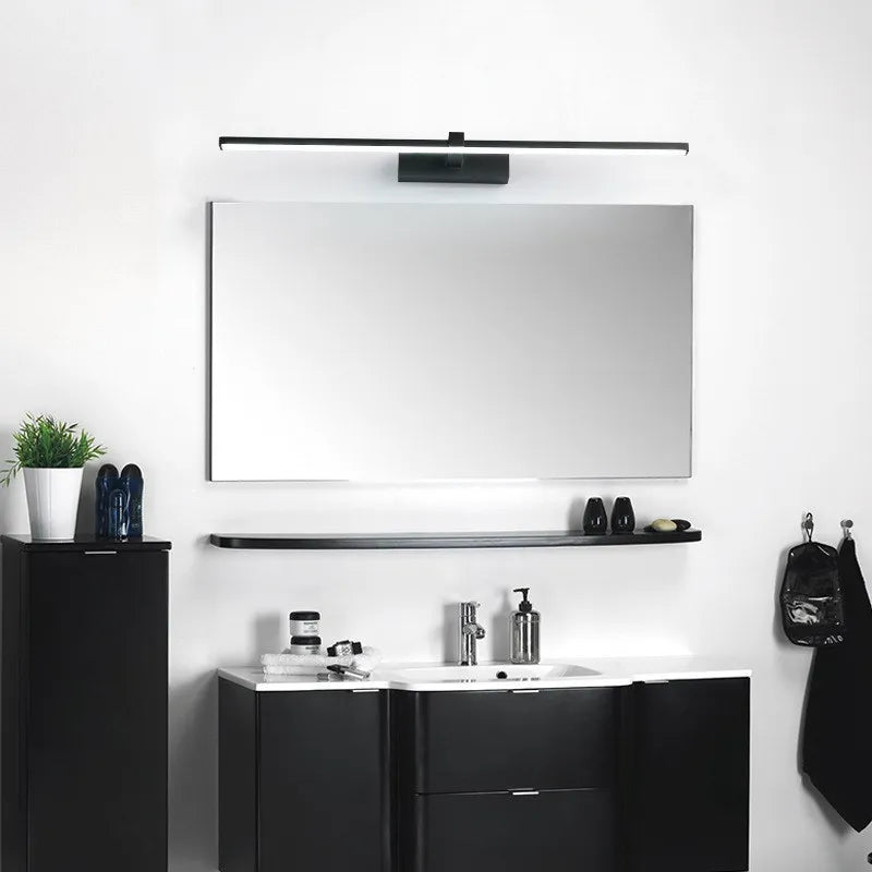 LED Bathroom Mirror Light – Waterproof Modern Flat Wall Lamp for Makeup & Indoor Use